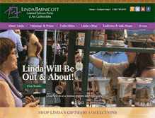 Tablet Screenshot of lindabarnicott.com